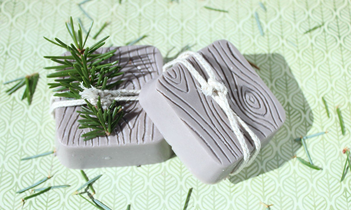 Evergreen Woodgrain Soap