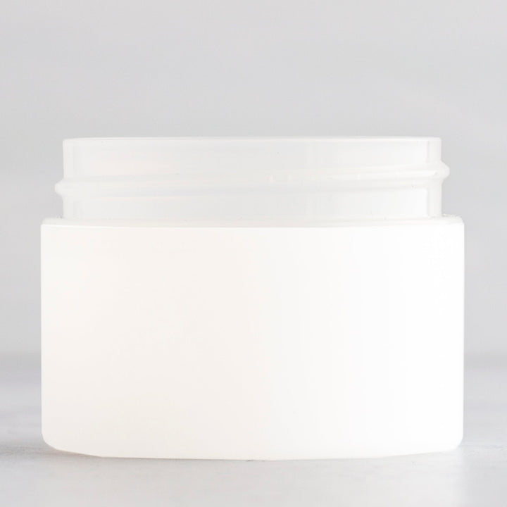 1 oz Frosted Plastic Cosmetic Jar