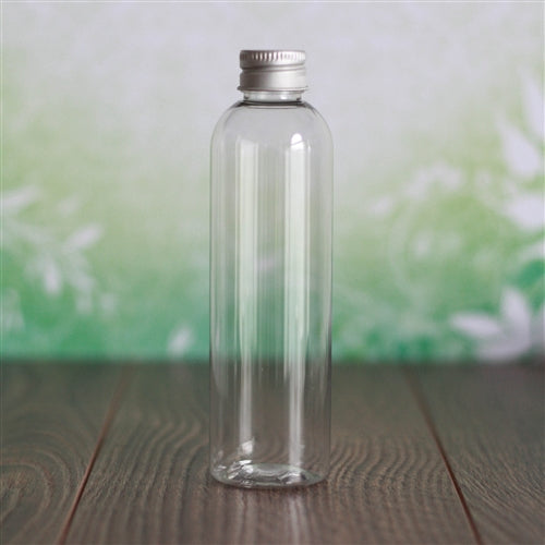 4 oz Clear PET Bullet with Aluminum Cap