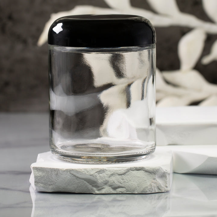 8 oz Clear Glass Jar with 70-400 Neck