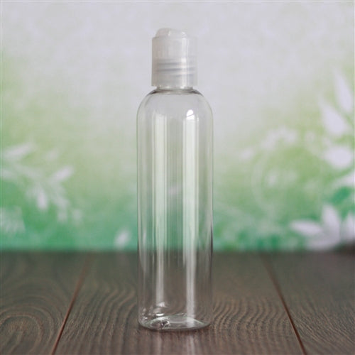 4 oz Clear PET Bullet with Disc Cap - Natural