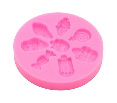 Ice Cream Mini Embed Silicone Mold - 8 Cavity – Voyageur Soap & Candle