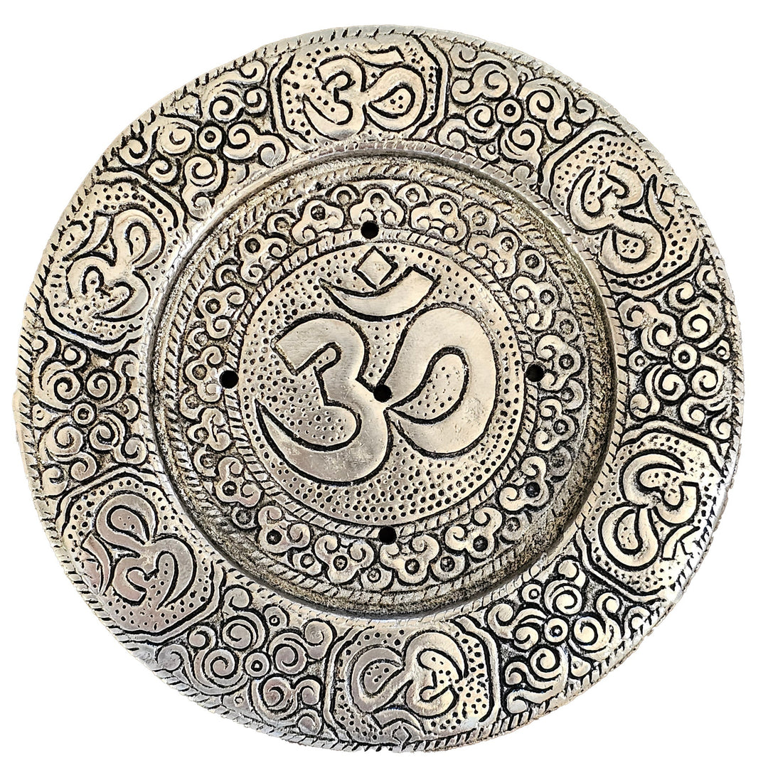 Metal Incense Holder - Om