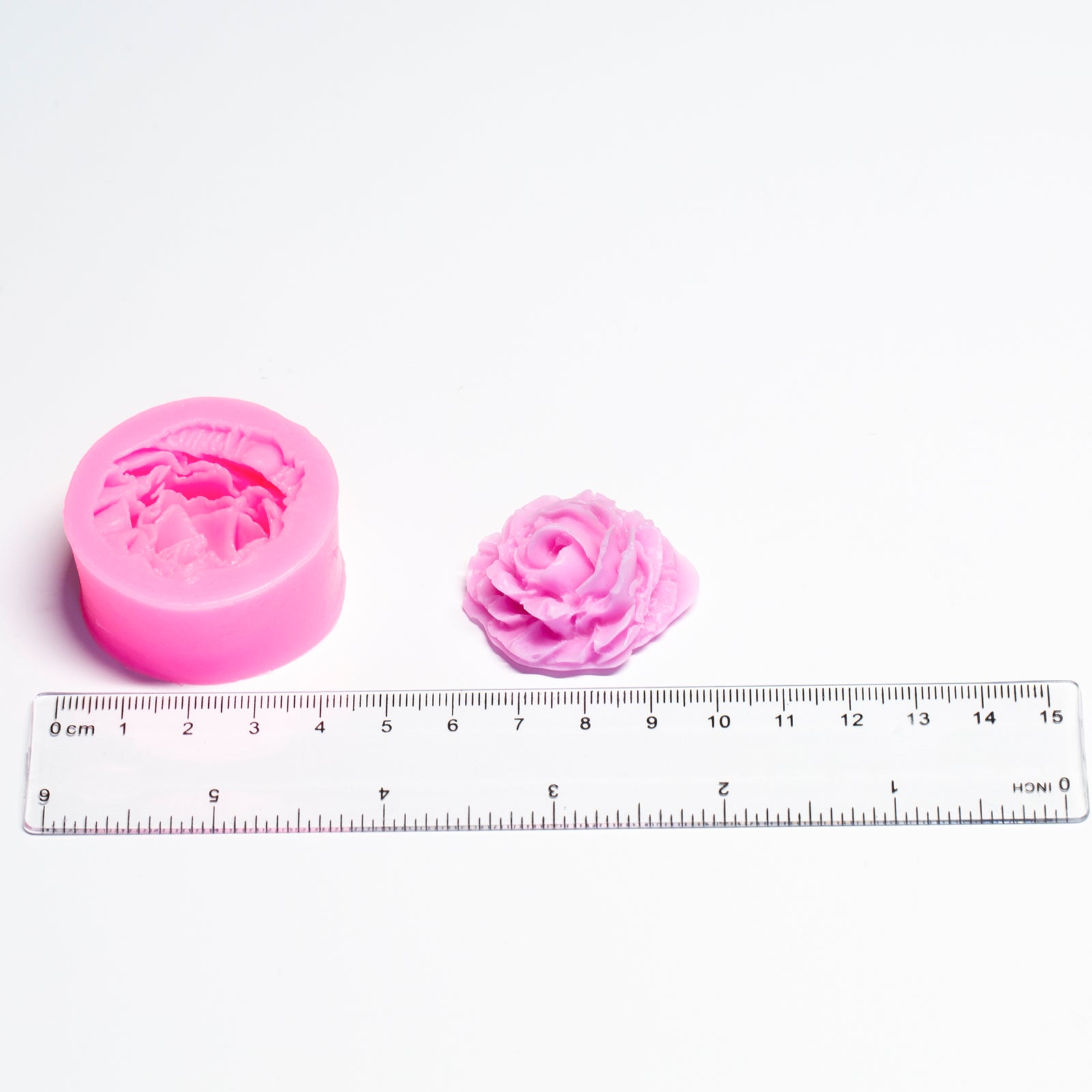 Antique Rose Small 3D Silicone Mold