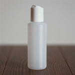 *60 ml Natural HDPE Cylinder with Disc Cap - White