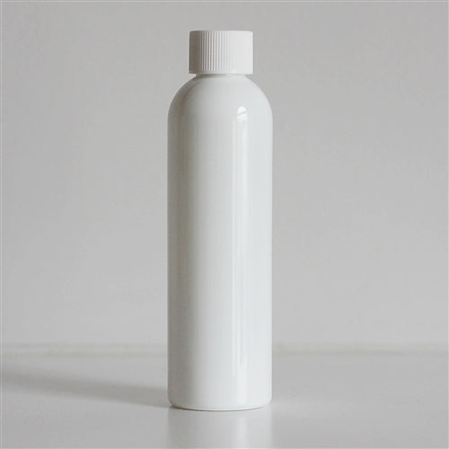 4 oz White Bullet Bottle with White Screw Cap