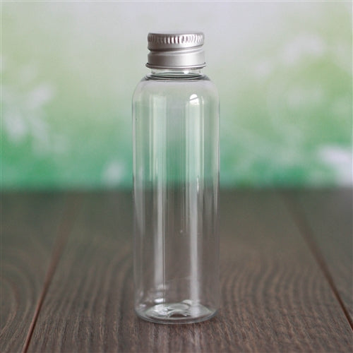 2 oz Clear PET Bullet with Aluminum Cap