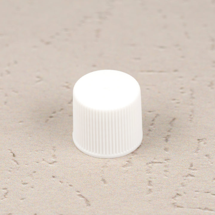 15-415 White Ribbed Screw Cap