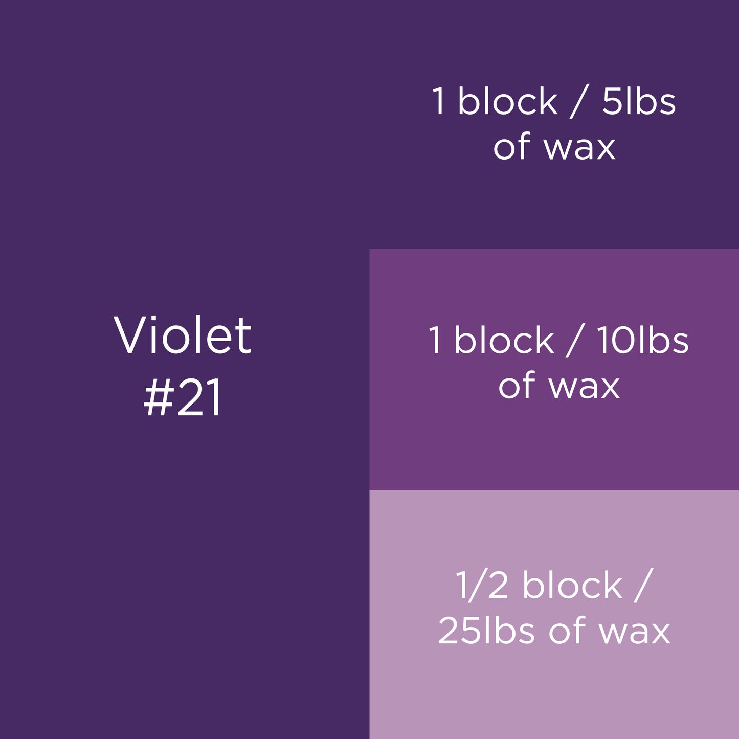 Violet Candle Dye Block – Pro Candle Supply