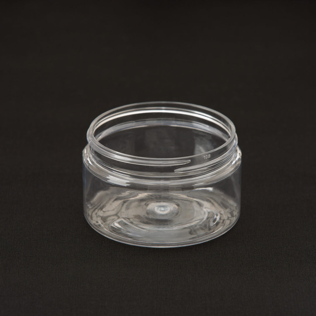 4 oz Clear Shallow Jar with No Closure