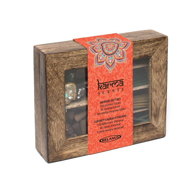 Karmascents Incense Wooden Gift Set