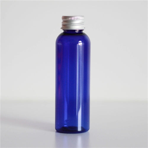 2 oz Blue PET Bullet with Aluminum Cap