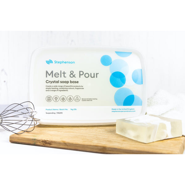 Stephenson Melt and Pour Soap Base (Crystal NCO) - 2 lb - ($4.17 / lb)